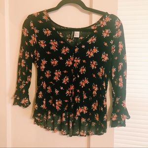H&M (divided) floral top